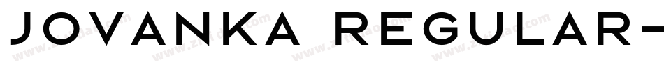 Jovanka Regular字体转换